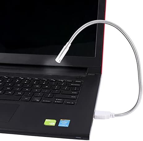 Sokelinn-six portable night light showing the bendable metal gooseneck design