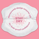 Dr. Talbot's disposable nursing pads showing contoured design