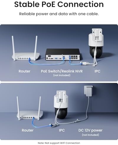 Reolink weather resistant outdoor security camera with active color night vision spotlights