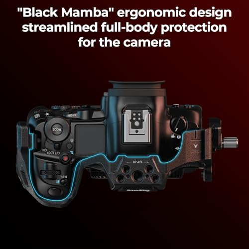 Lightweight camera protective chassis with cold shoe mount details