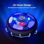 Hot Bee 4-in-1 hover hockey and bowling set side view highlighting the soft foam bumper protection.