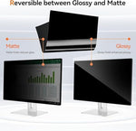 Premium 22 inch eye protection screen protector film highlighting anti reflection and anti uv properties