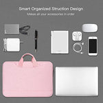 ImComor travel friendly pink laptop pouch under airport inspection