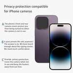 EYSOFT two pack hardware privacy shutter installed on premium smartphone frame