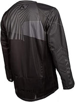 KLIM Dakar dual sport jersey showing stretch mesh sleeves and side ventilation panels
