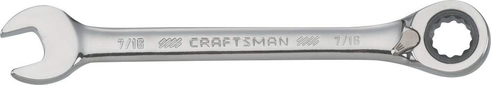 Craftsman 72 tooth ratcheting mechanism close up view