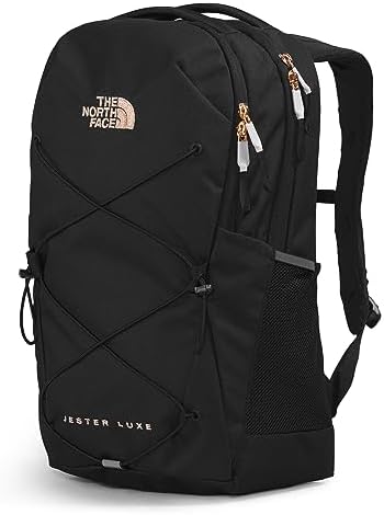 The North Face everyday commuter backpack back panel showcasing the women-specific FlexVent orthopedic support system.