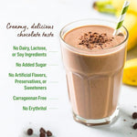 Single serve Orgain protein packets for travel