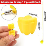 Children wearing lost tooth keepsake necklaces