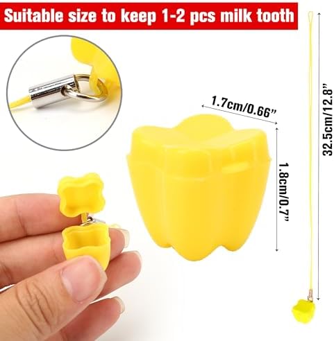 Children wearing lost tooth keepsake necklaces
