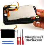 High quality glass replacement top LCD display for Nintendo 3DS XL