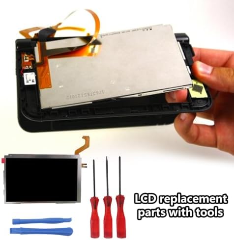 Qblahip replacement display panel showing attached ribbon cable connector
