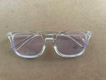 Premium quality fashion eyeglasses in transparent and black options suited for men and women.