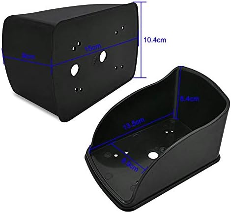 HENA attendance machine rain cover showing top angle water diversion shape