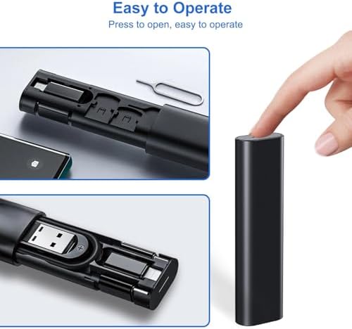 Kinizuxi multi port connector kit showing Type-C to Lightning and Micro USB conversion tips.
