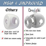 Driddle child proof door knob cover installed on round handle