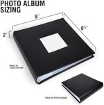 GiftsForYouNow Welcome Baby Scrapbook open page layout displaying internal photo sleeves.