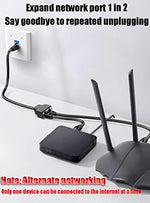 Mvboone RJ45 1 to 2 network cable adapter side profile