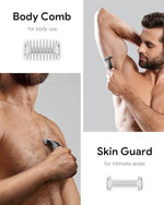 Full accessory package contents demonstrating the authentic imported premium trimmer guards set