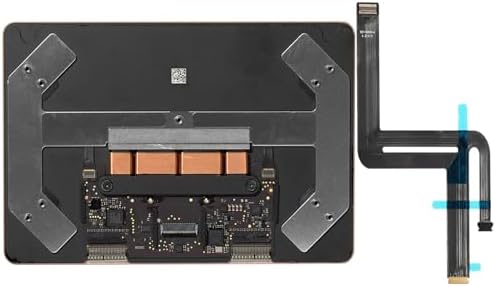 HAWSON laptop touchpad replacement component with attached flex cable back side view