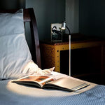 Lifestyle shot of LightBob cordless lamp in a modern home office