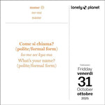 Lonely Planet: Italian Phrasebook 2025 Day-to-Day Calendar - Image 6