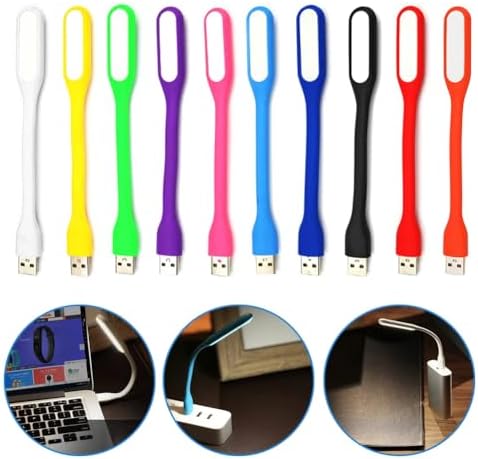Boodgood portable LED laptop computer light connected to a laptop port