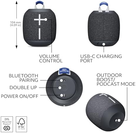 Ultimate Ears Wonderboom 4 packaging and accessories