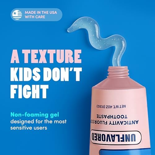 Dr. Bob unflavored toothpaste 4 ounce tube for daily anticavity protection