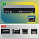 Authentic USA imported media accessory box packaging for smart home setups