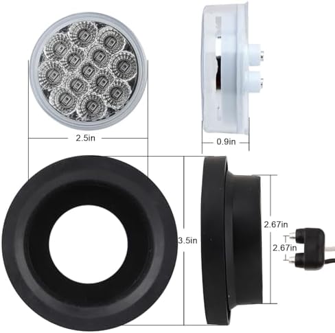 Jamarco IP67 submersible waterproof vehicle clearance lights testing