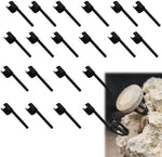 White adjustable coral mount positioning peg for tight reef gaps