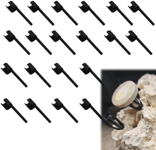 White adjustable coral mount positioning peg for tight reef gaps