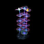 Water safe silicone and resin glow plants for premium Indian aquascaping layouts