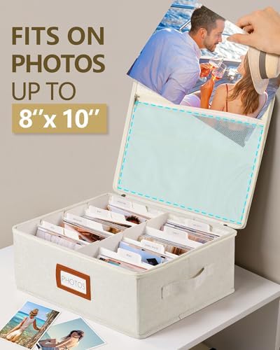 Hulisen keepsake box organized with photos and labels