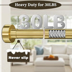 YNL adjustable rod showing brushed gold metal finish