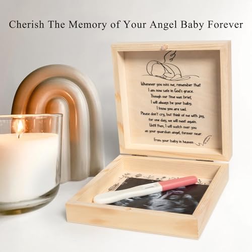 Interior view of baby loss memory keepsake box