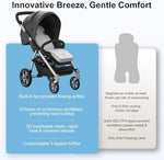 Baby cooling cushion showing 6-zone targeted airflow design