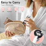 Handheld rechargeable tooth stain remover for home use
