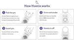 Hootie personal alarm for women safety and emergency