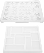 EXCEART geometric puzzle mold front view for resin casting