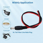 Detail view of the heavy-duty weather-resistant PVC jacket on the Centropower surveillance security camera power wire.