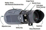Rugged rubber armor grip on Vortex Solo tactical monocular