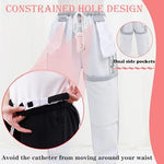 AUSTYLCO cotton catheter bag holder trousers for post-surgery recovery.