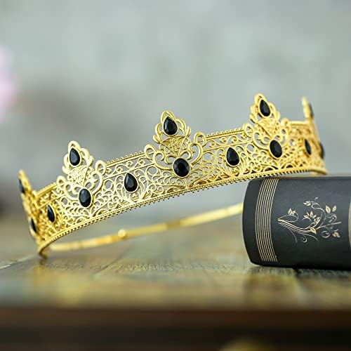Na Birthday King Crown Sparkling Crystal Detail Close Up