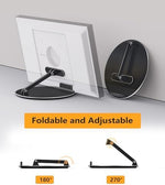 Laivli premium desktop cradle baseplate view showing round anti skid pads