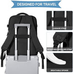 Coowoz travel bag side view highlighting the built in USB charging port connection