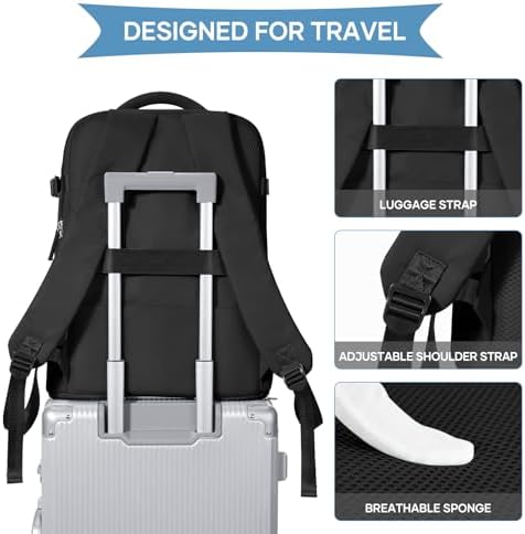 Coowoz travel bag side view highlighting the built in USB charging port connection