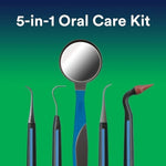 DenTek oral care kit fog-free mirror and gum stimulator
