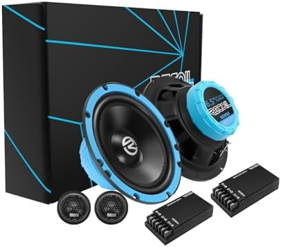 RECOIL 6.5 inch car audio midrange speaker with thermal-formed polypropylene cone details.